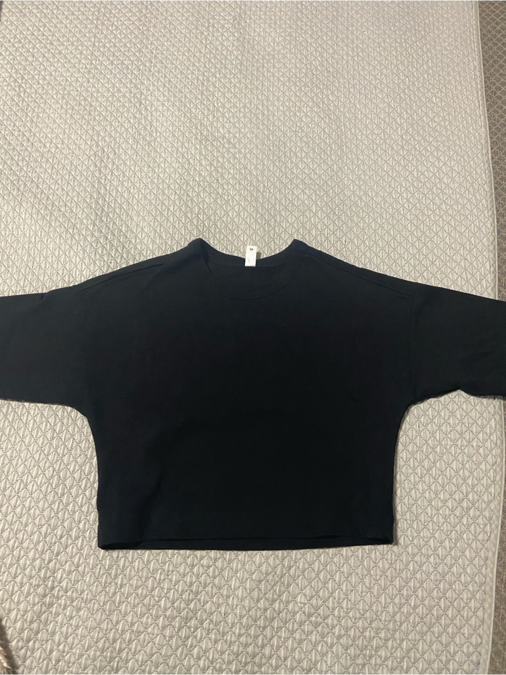 KOTN Black Boxy Crewneck Sweater